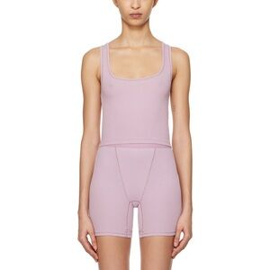 SKIMS Women’s Lavender Ribbed Boxer Briefs